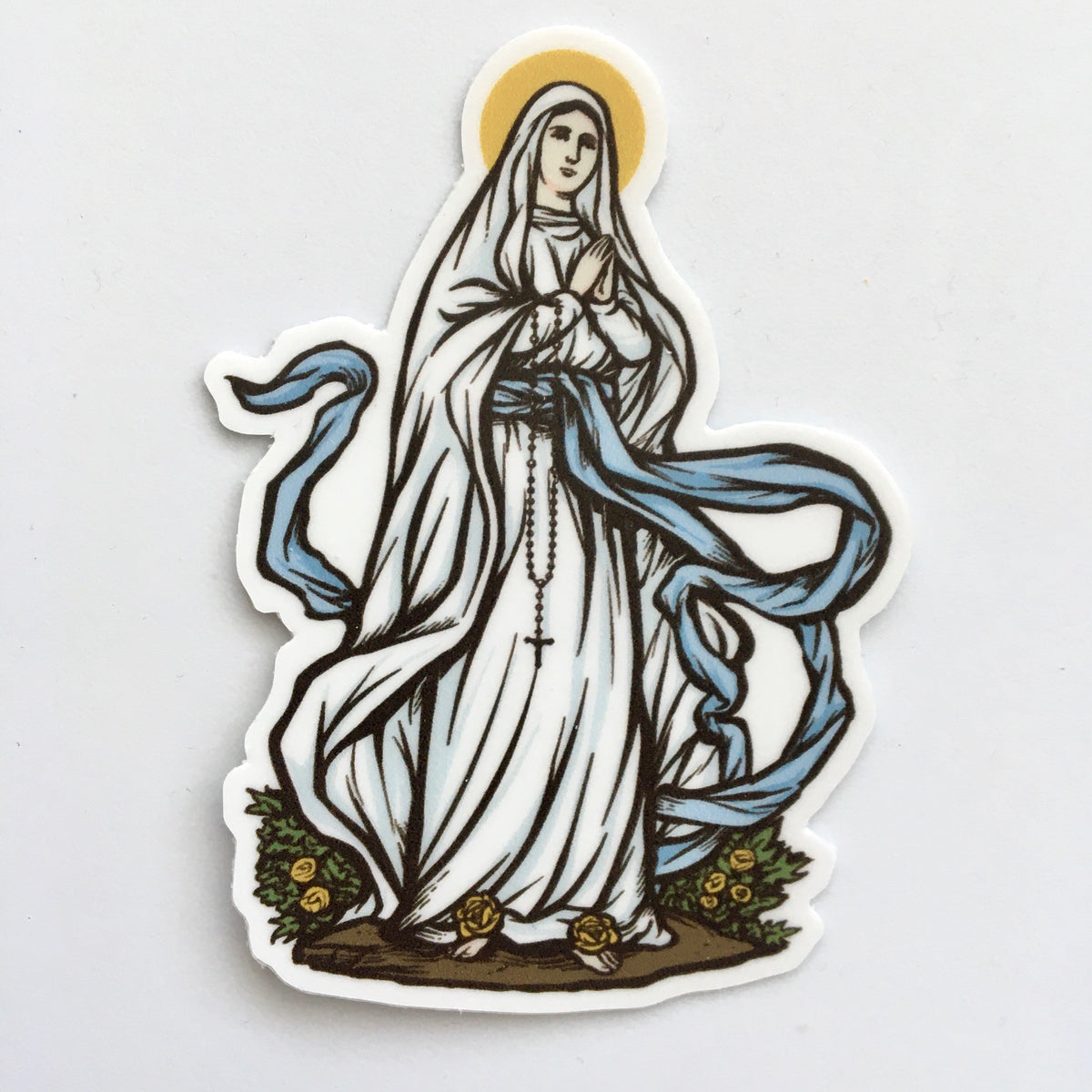Mother Mary Stickers Collection, Catholic Stickers