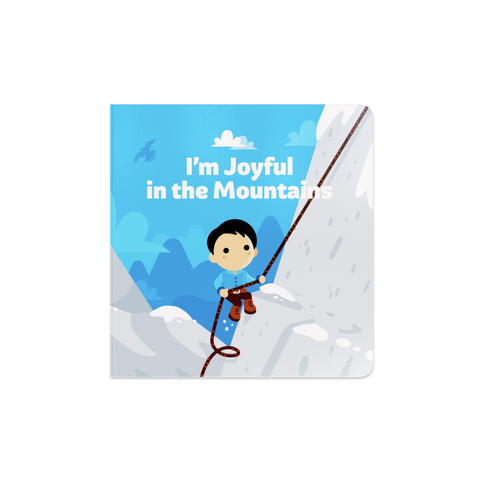 "I'm Joyful in the Mountains" Board Book by Tiny Saints