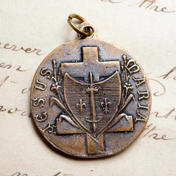 Joan of Arc Battle Flag Medal