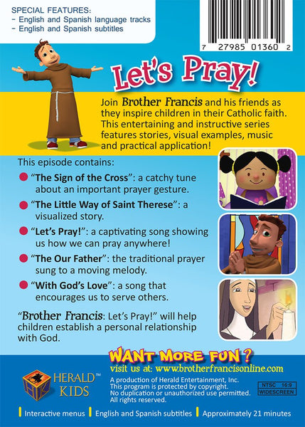"Let's Pray!" with Brother Francis DVD