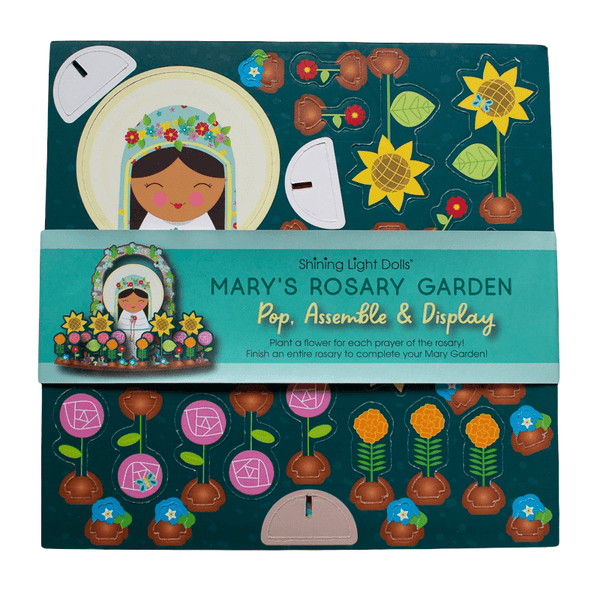 Mary's Rosary Garden-Pop, Assemble, and Display!