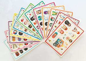 Saints of the Month Sticker Sheets-Complete Set of 12
